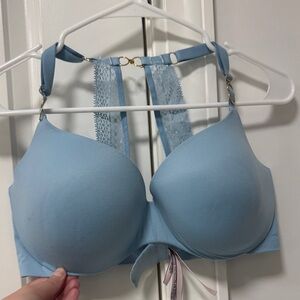 Victoria's Secret Light Blue Bra with Lace Straps